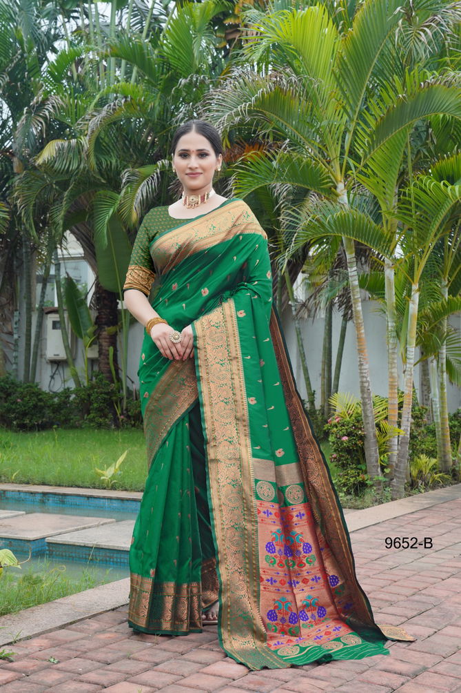 Pethani 9652 By SRC Silk Designer Wedding Sarees Wholesale Shop In Surat